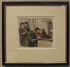DON FREEMAN Group of 4 lithographs with hand coloring in watercolor.